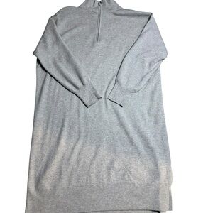 Ava & Viv Women’s Light Gray/Beige Sweater Dress